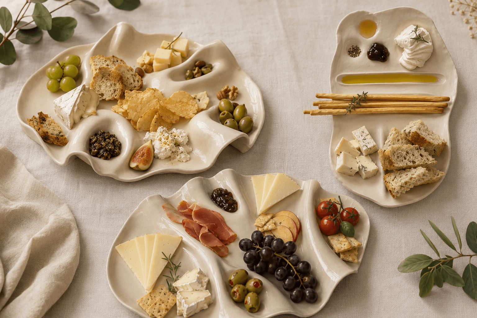Poterie modelage à thème - Plateau apéro