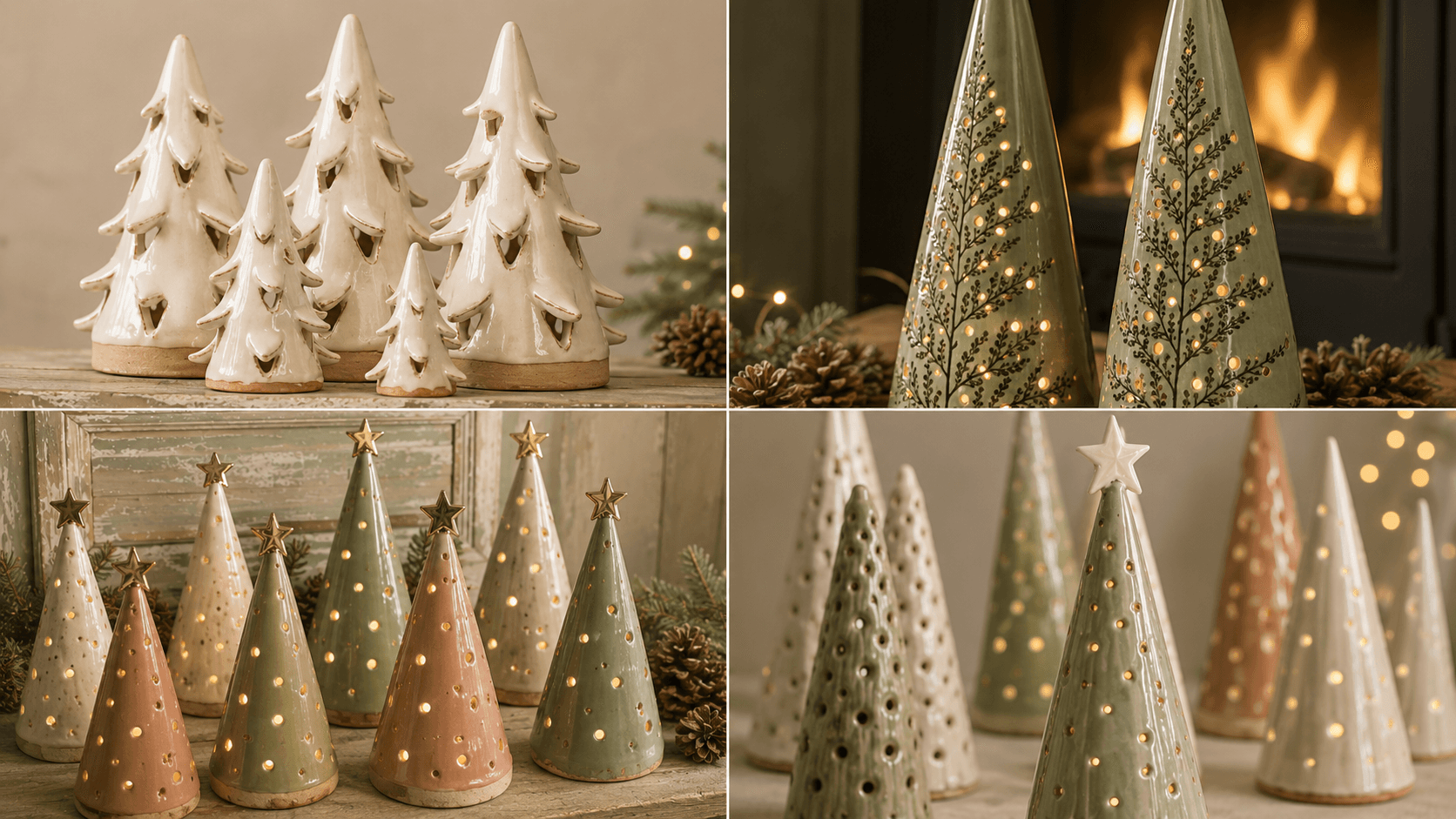 Poterie modelage à thème - Sapin de Noël