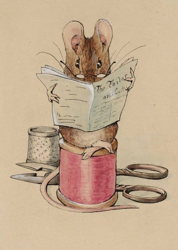 Peinture guidée : Béatrix Potter : illustration enfantine - Univers des petits animaux