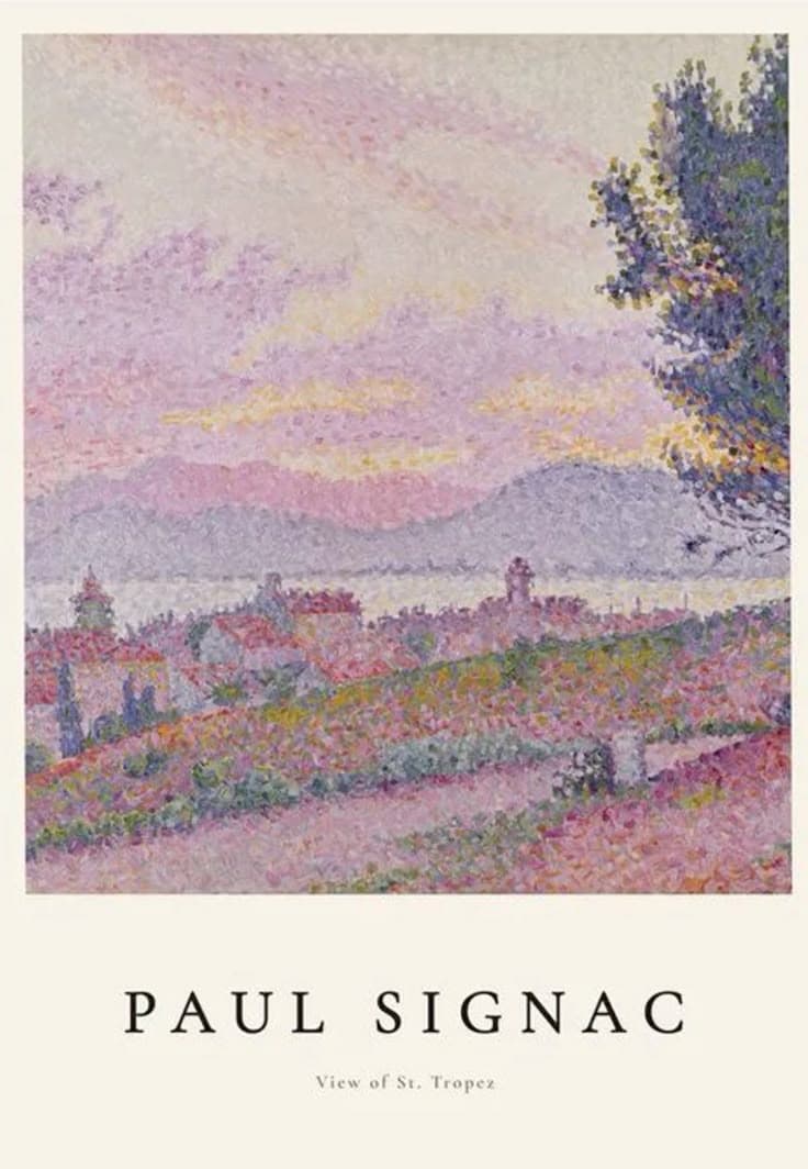 Peinture guidée : Signac - Vue de Saint Tropez