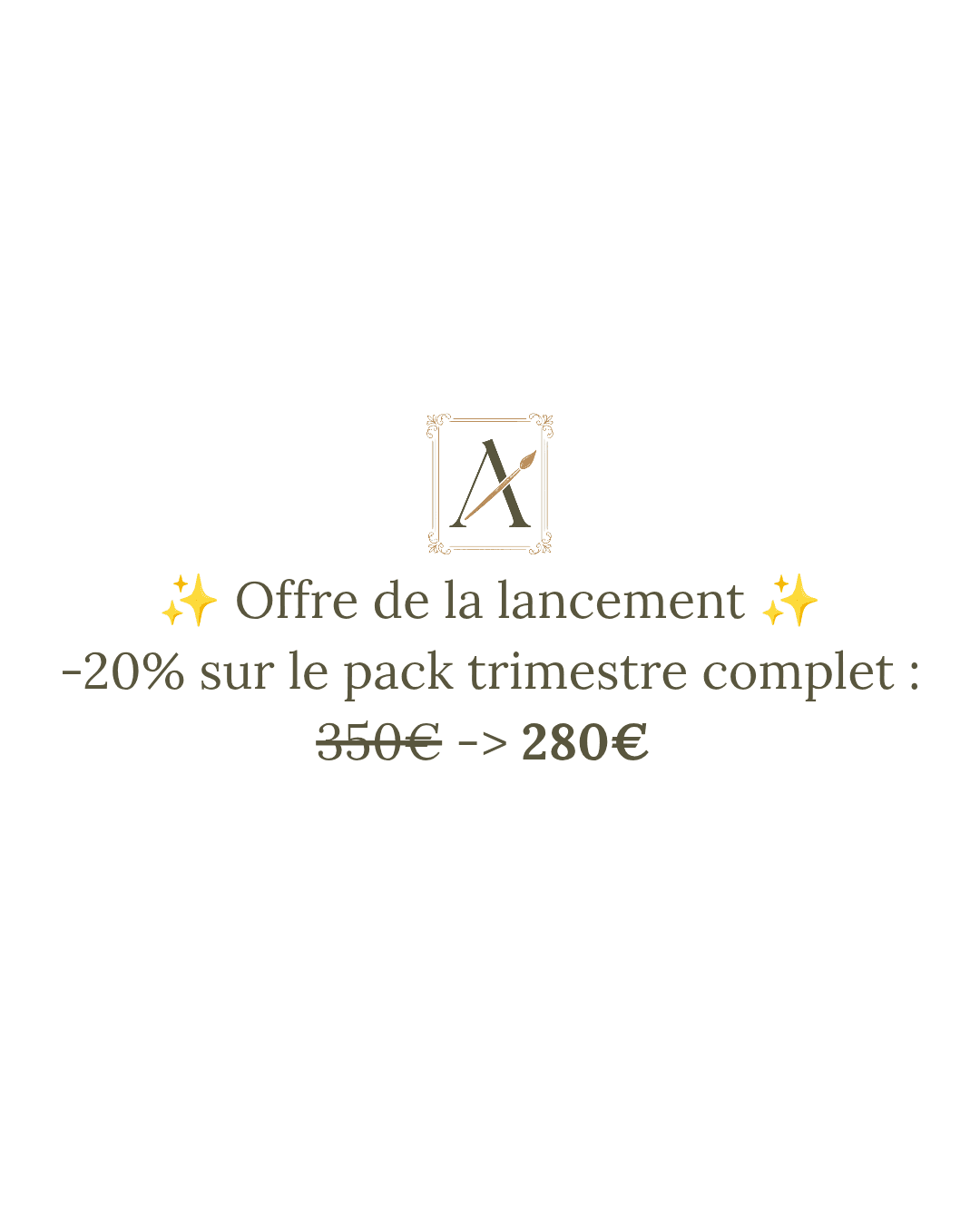Peinture guidée - PACK TRIMESTRE COMPLET 14 SÉANCES