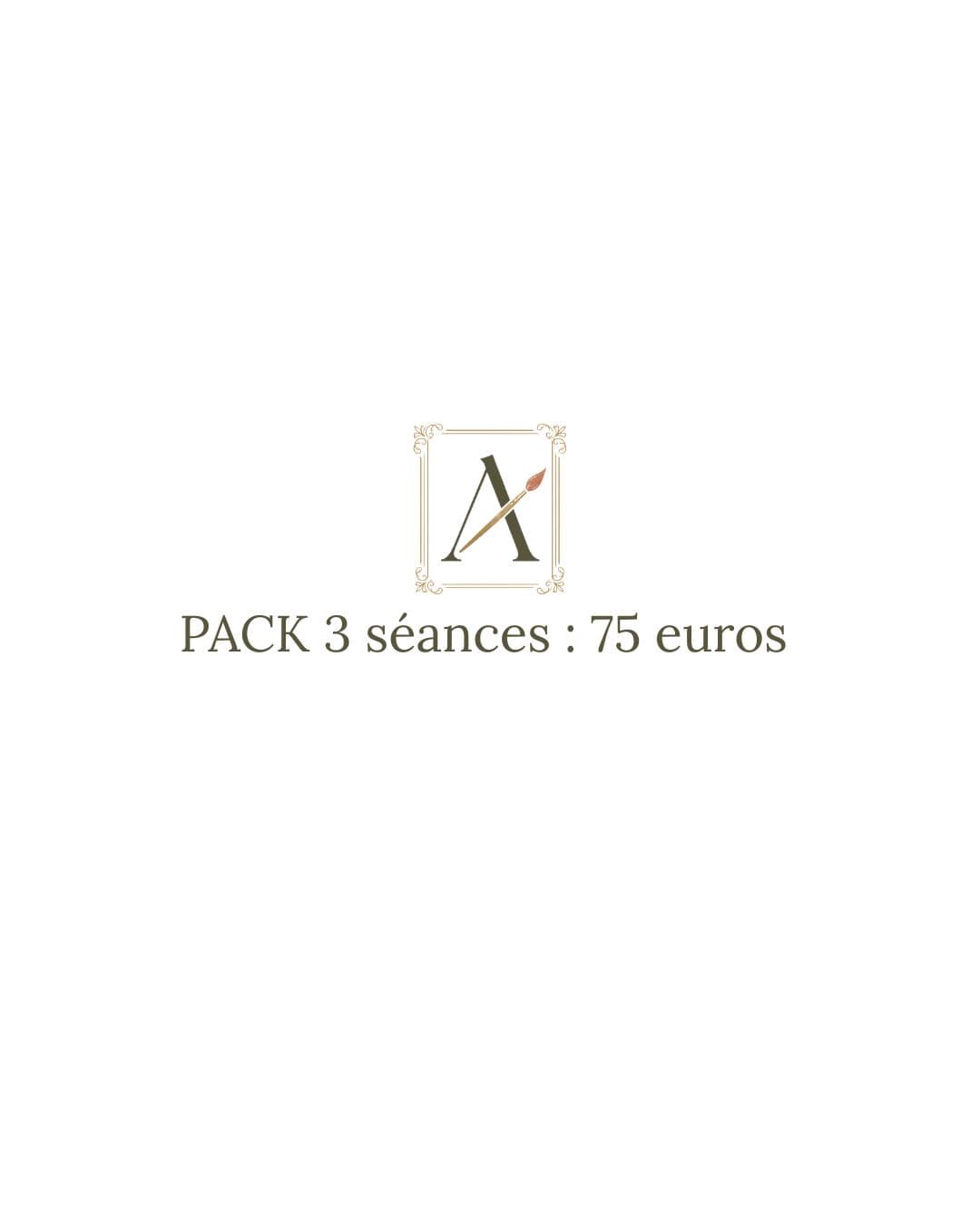 Peinture guidée : PACK 3 SEANCES AU CHOIX (choix à indiquer par sms)