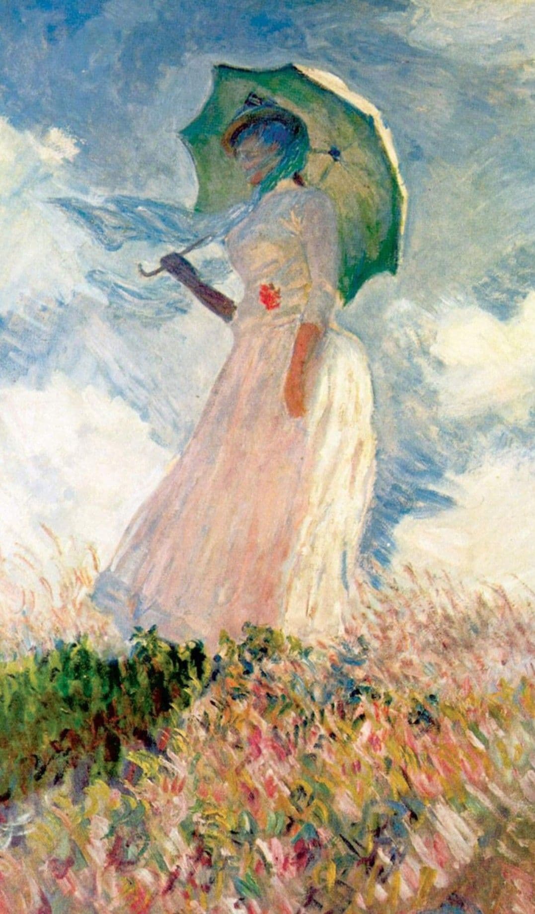 Peinture guidée : Monet - Femme à l'ombrelle
