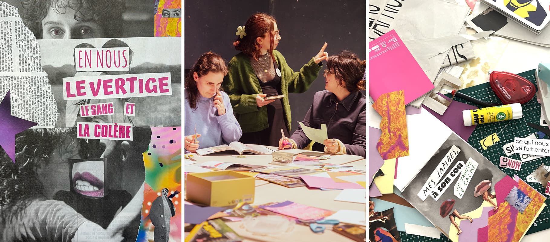 Atelier collage poétique