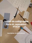Atelier de calligraphie thérapeutique
